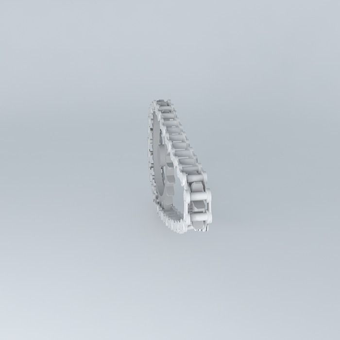 Bicycle chain Free 3D model_2