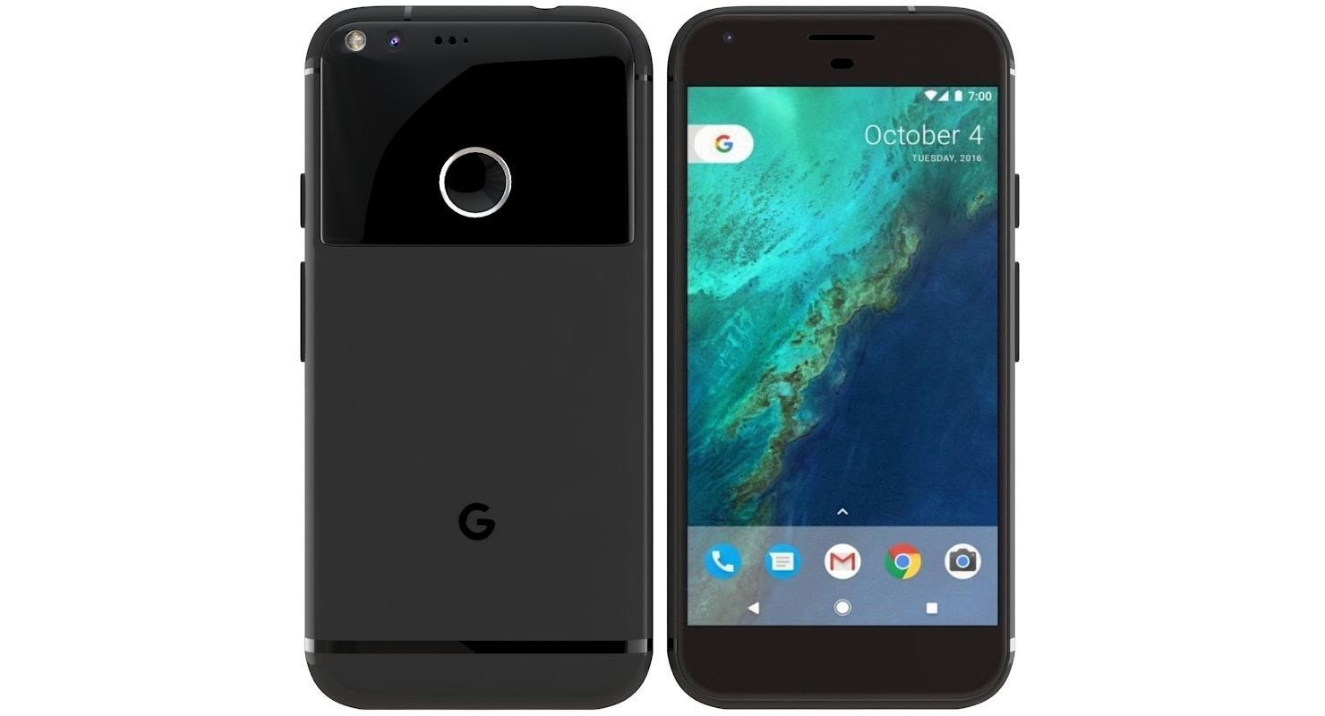 Google Pixel XL Quite Black 3D model_6