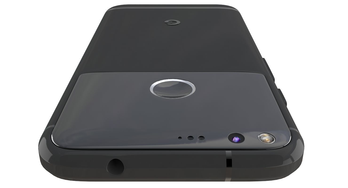 Google Pixel XL Quite Black 3D model_11