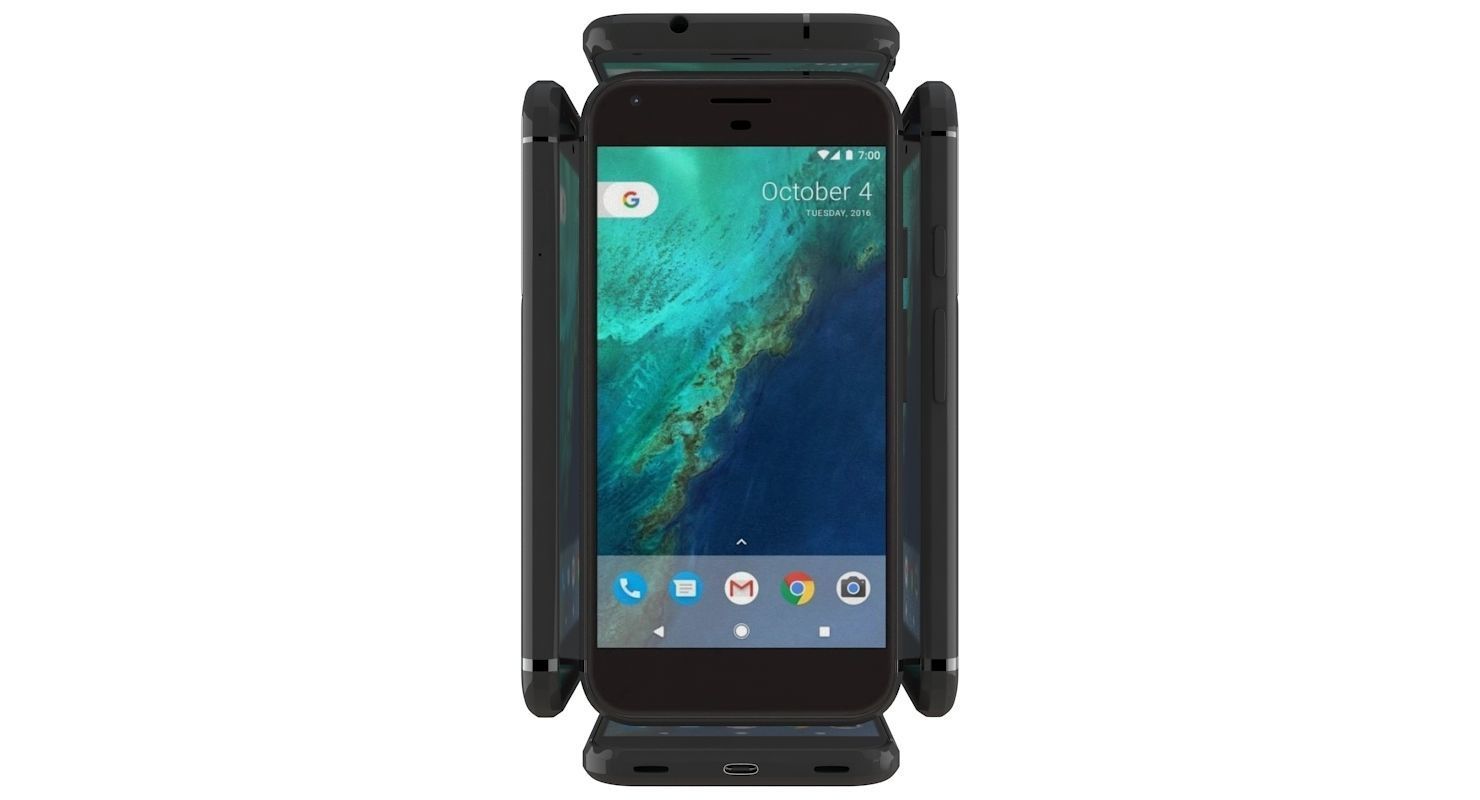 Google Pixel XL Quite Black 3D model_15