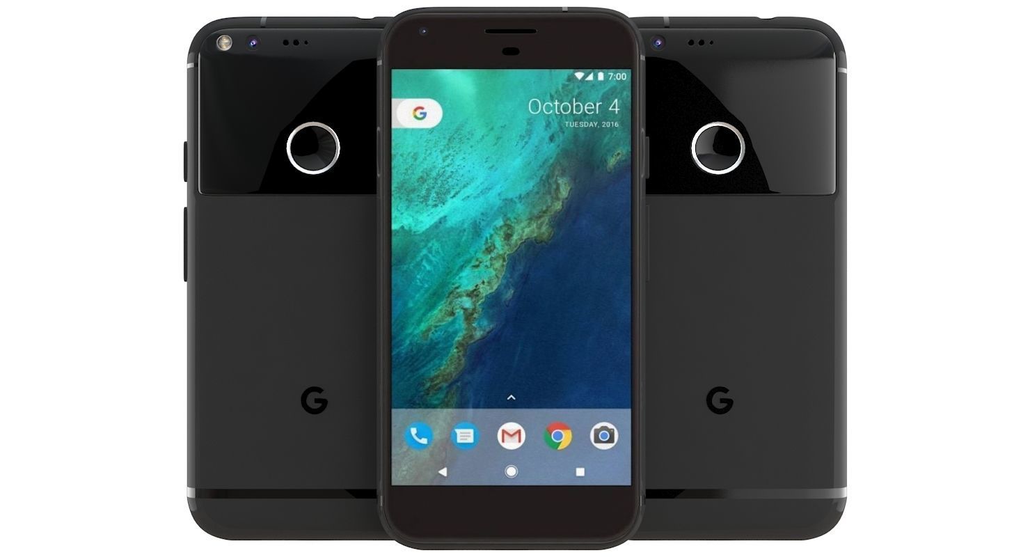 Google Pixel XL Quite Black 3D model_5