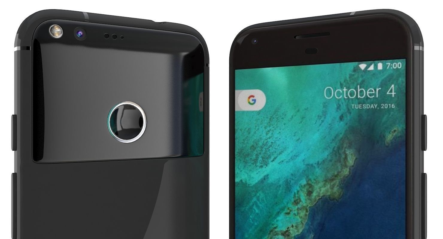 Google Pixel XL Quite Black 3D model_13