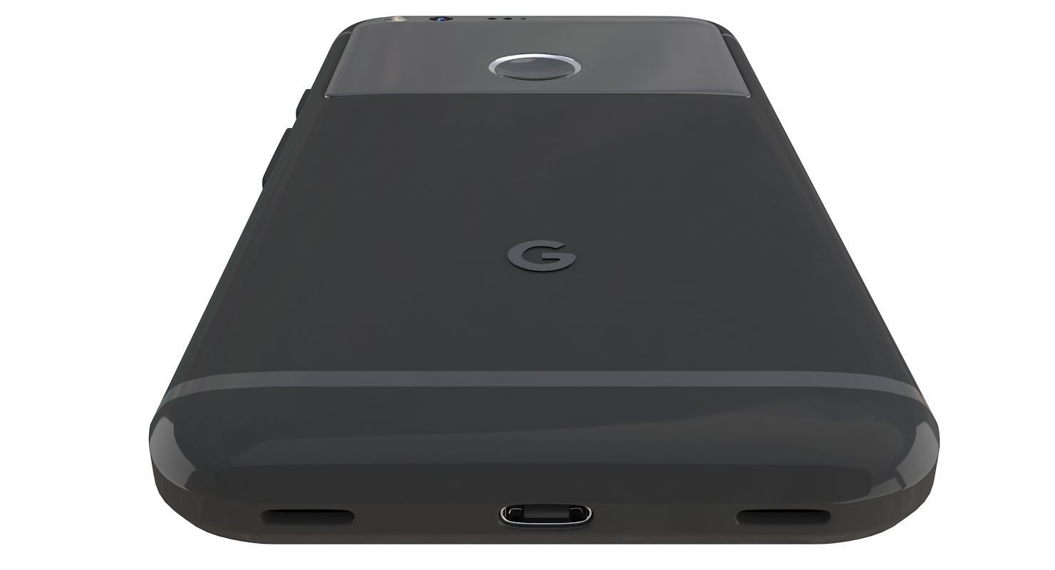 Google Pixel XL Quite Black 3D model_12