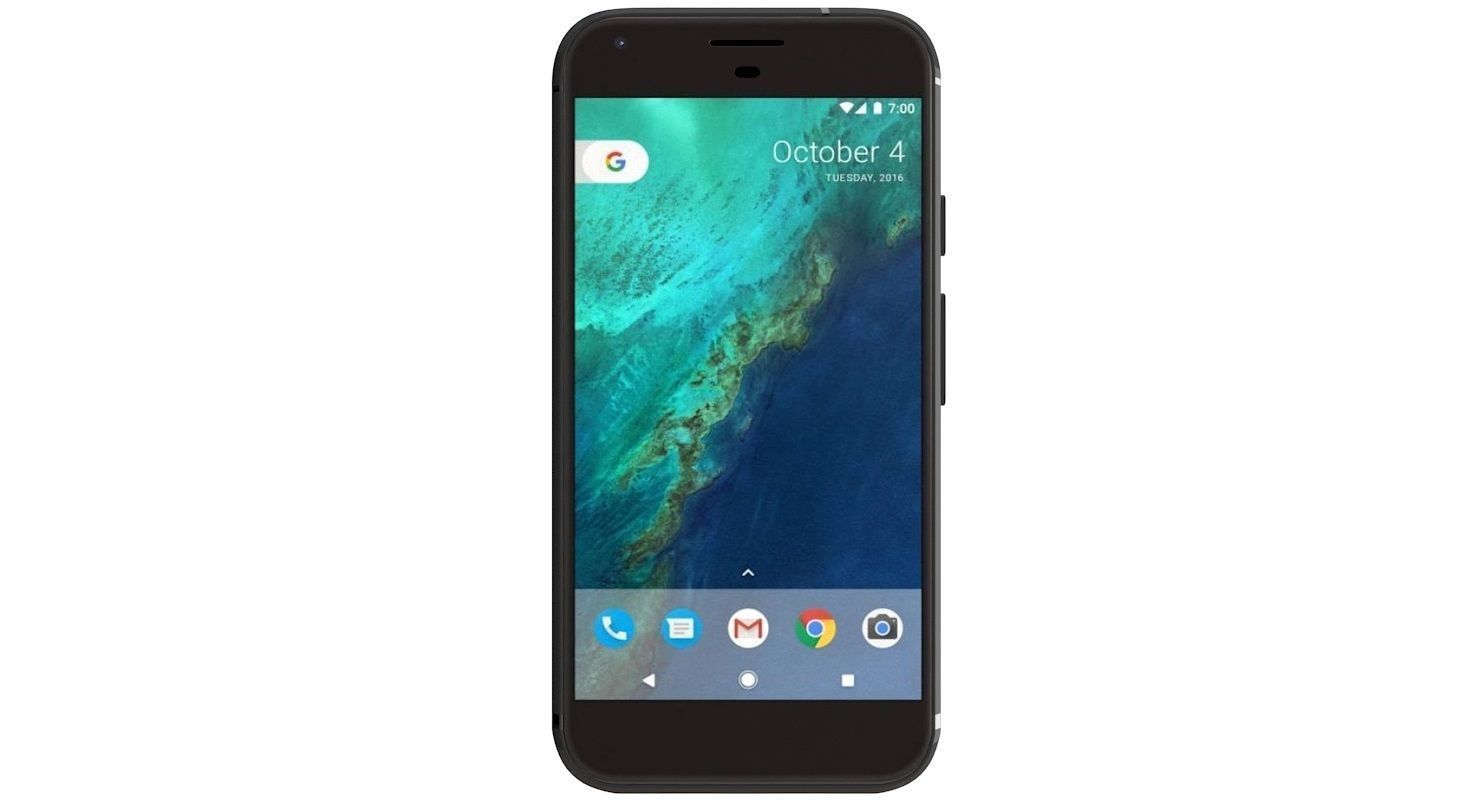 Google Pixel XL Quite Black 3D model_7