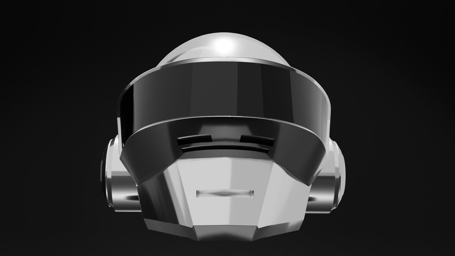Daft Punk - Thomas Bangalter 3D Helmet 3D model_5