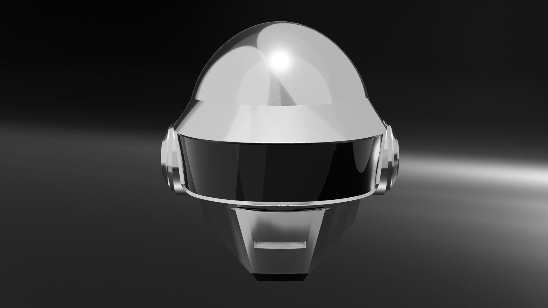 Daft Punk - Thomas Bangalter 3D Helmet 3D model_3