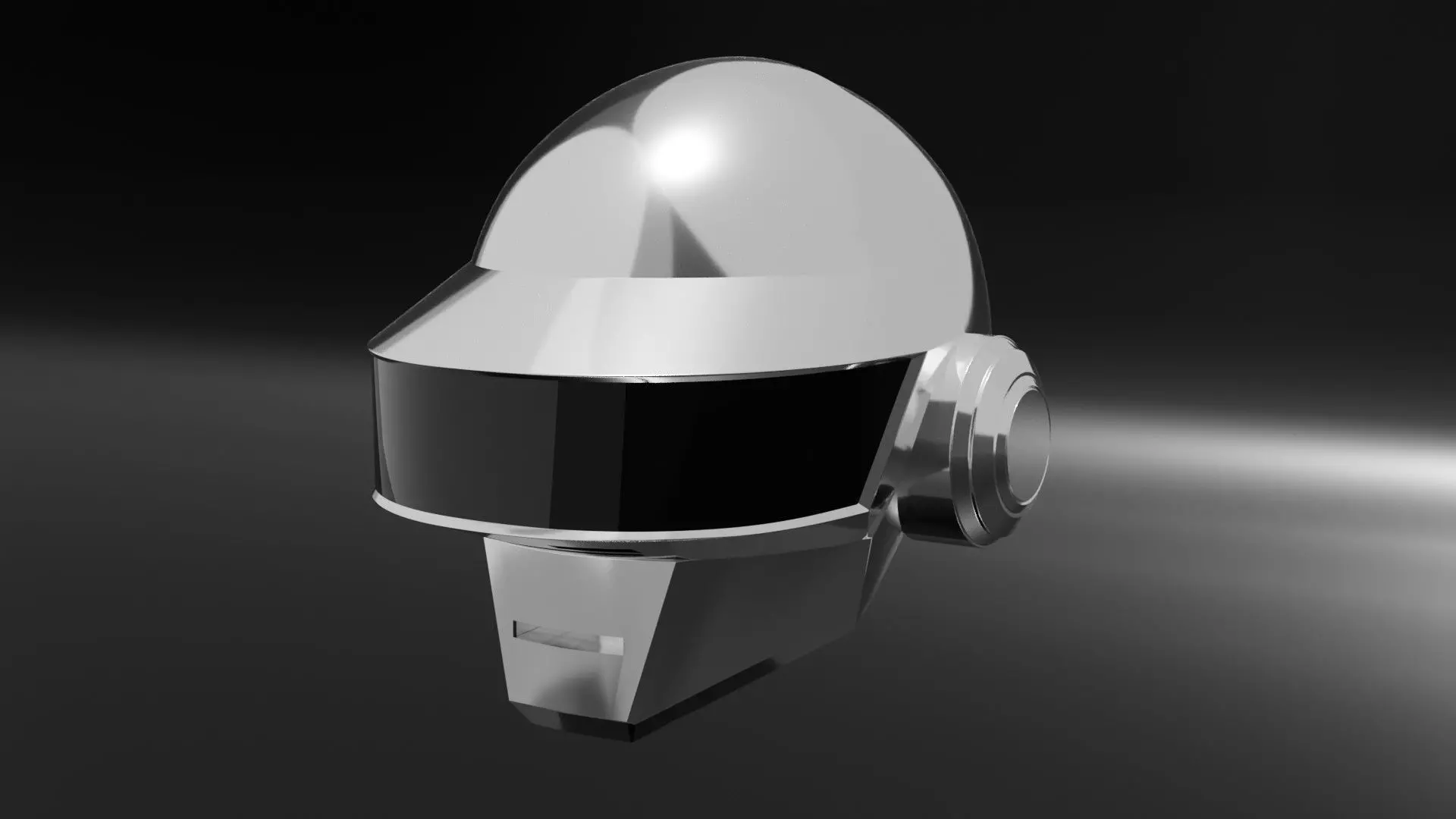 Daft Punk - Thomas Bangalter 3D Helmet 3D model_0