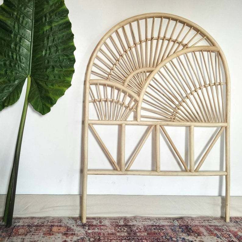 rattan headboard 7 3D model_2