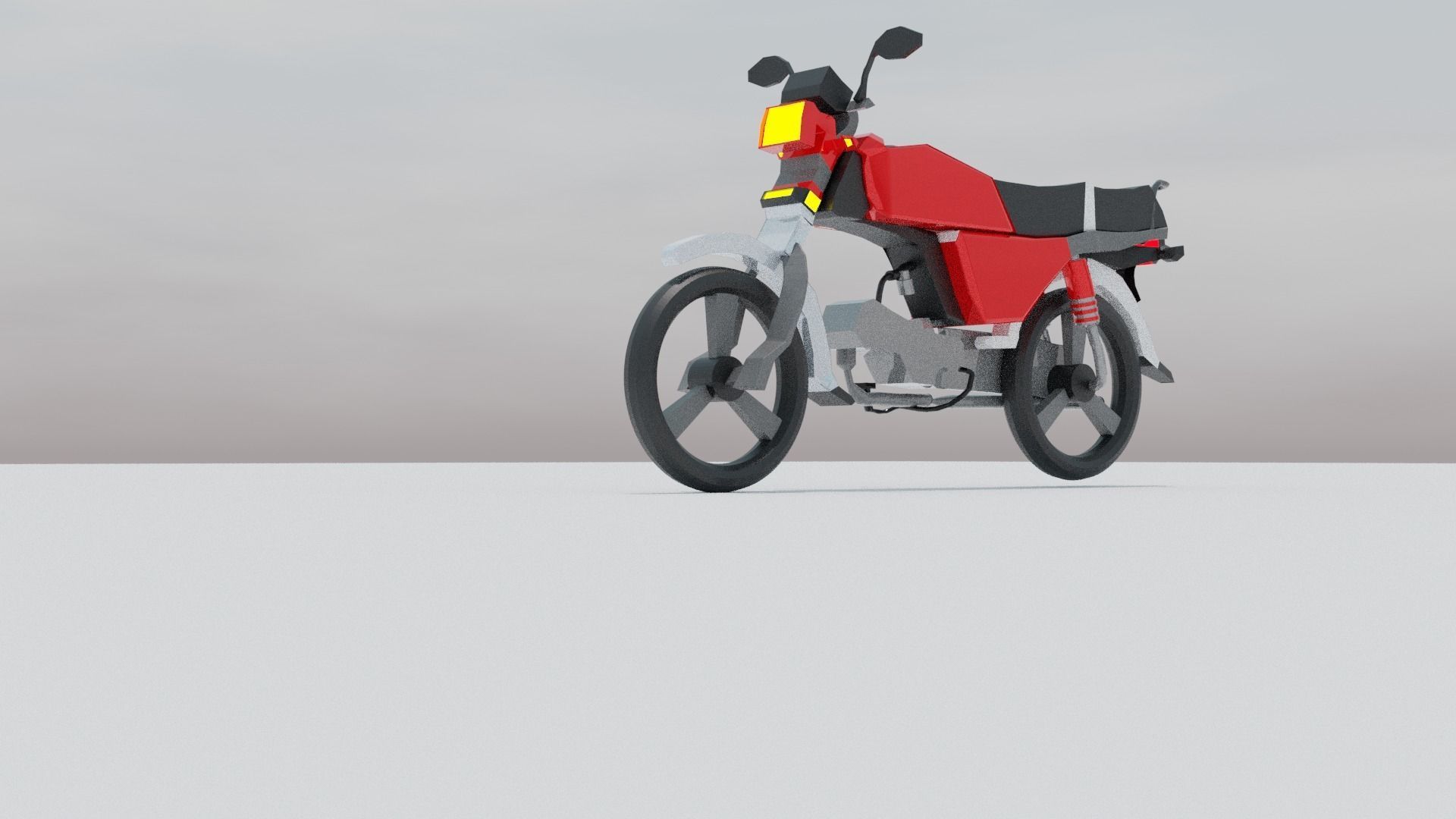 Loly Poly Super Power Bike free download Free low-poly 3D model_4
