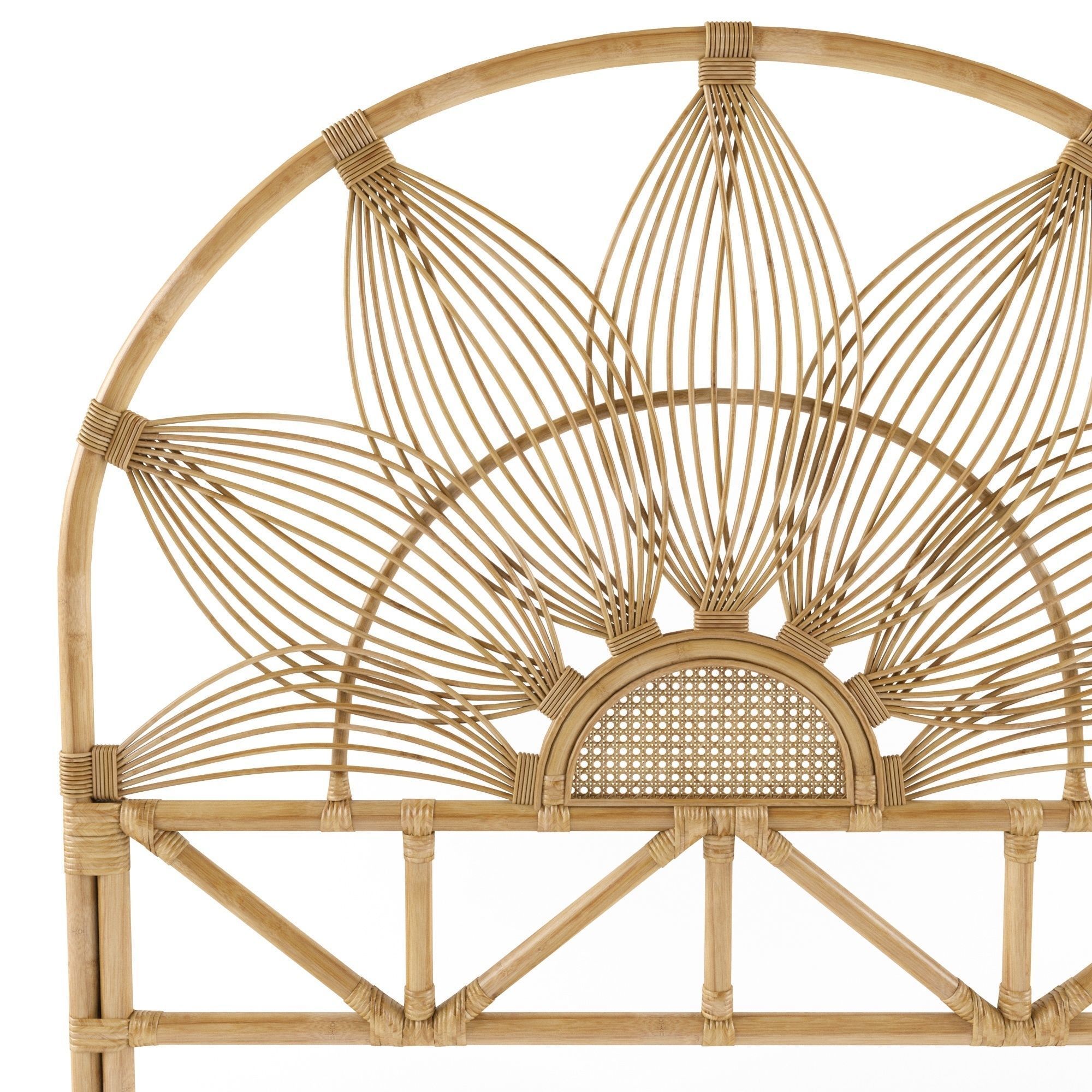 rattan headboard 8 3D model_3