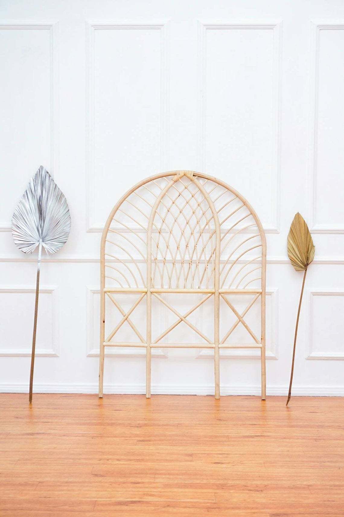 rattan headboard 9 3D model_2