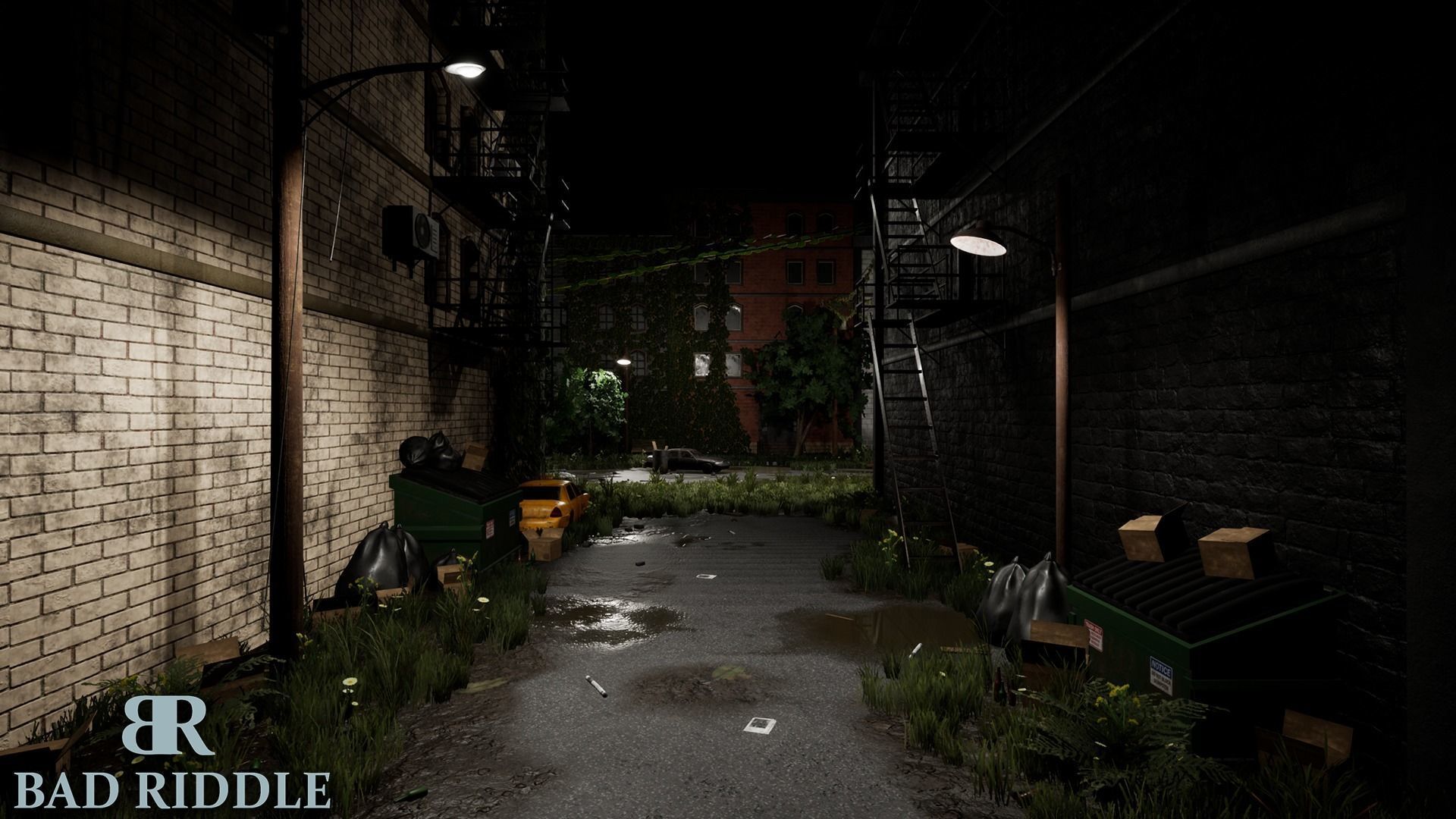 Post Apocalyptic World Vol I for Unreal Engine Low-poly 3D model_5
