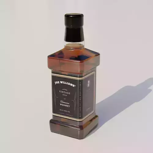 Whisky Bottle - Blender Cycles