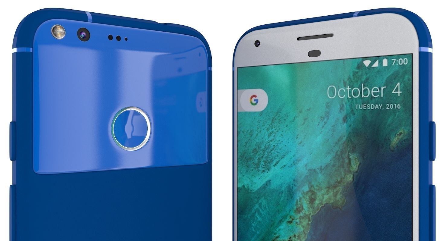 Google Pixel XL Really Blue 3D model_11