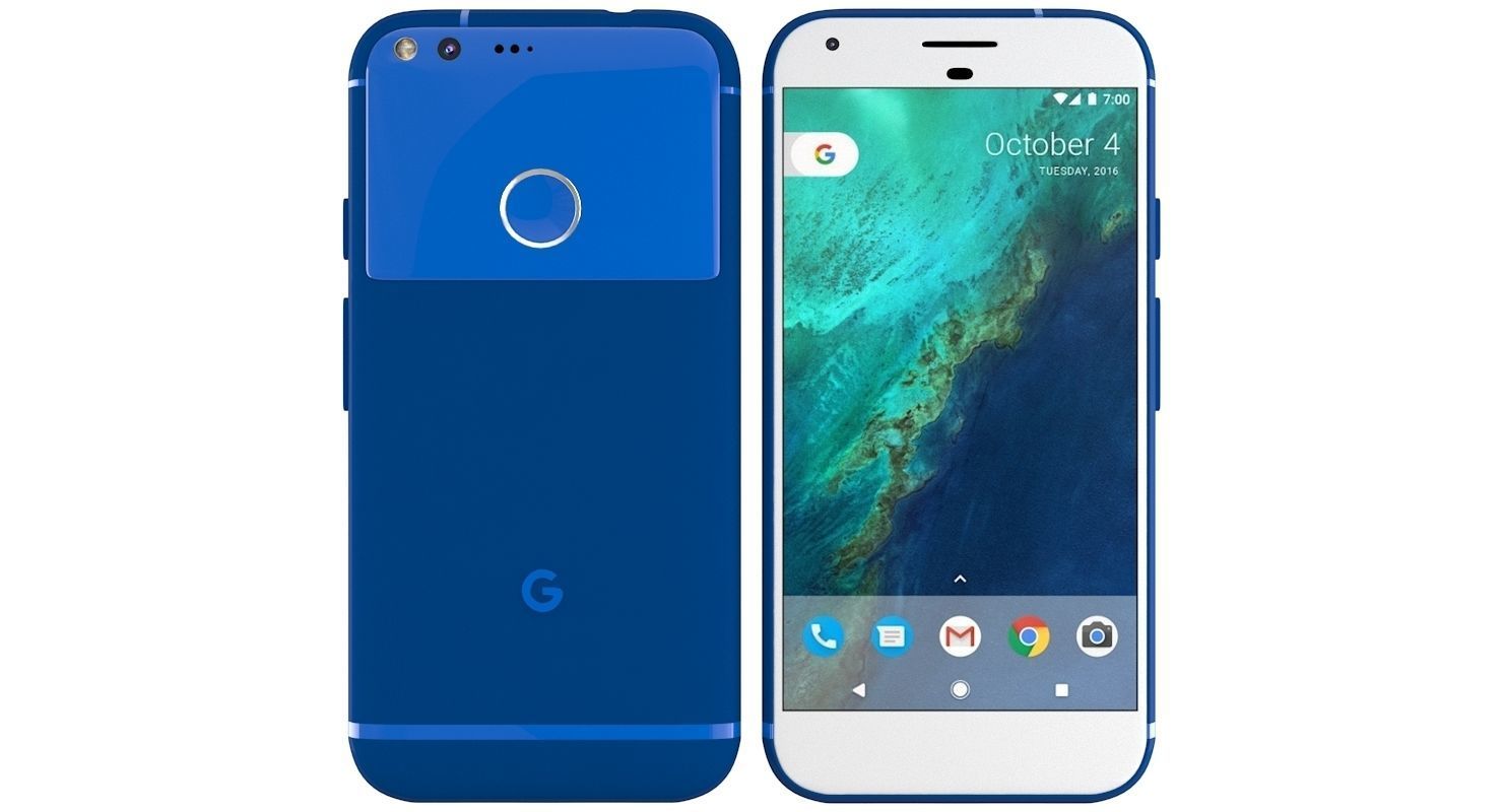 Google Pixel XL Really Blue 3D model_6