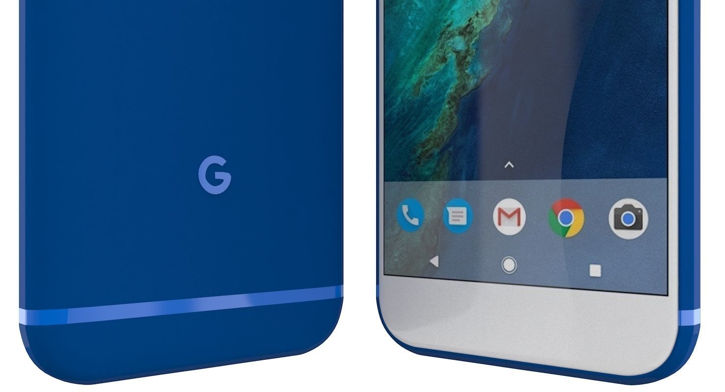 Google Pixel XL Really Blue 3D model_12