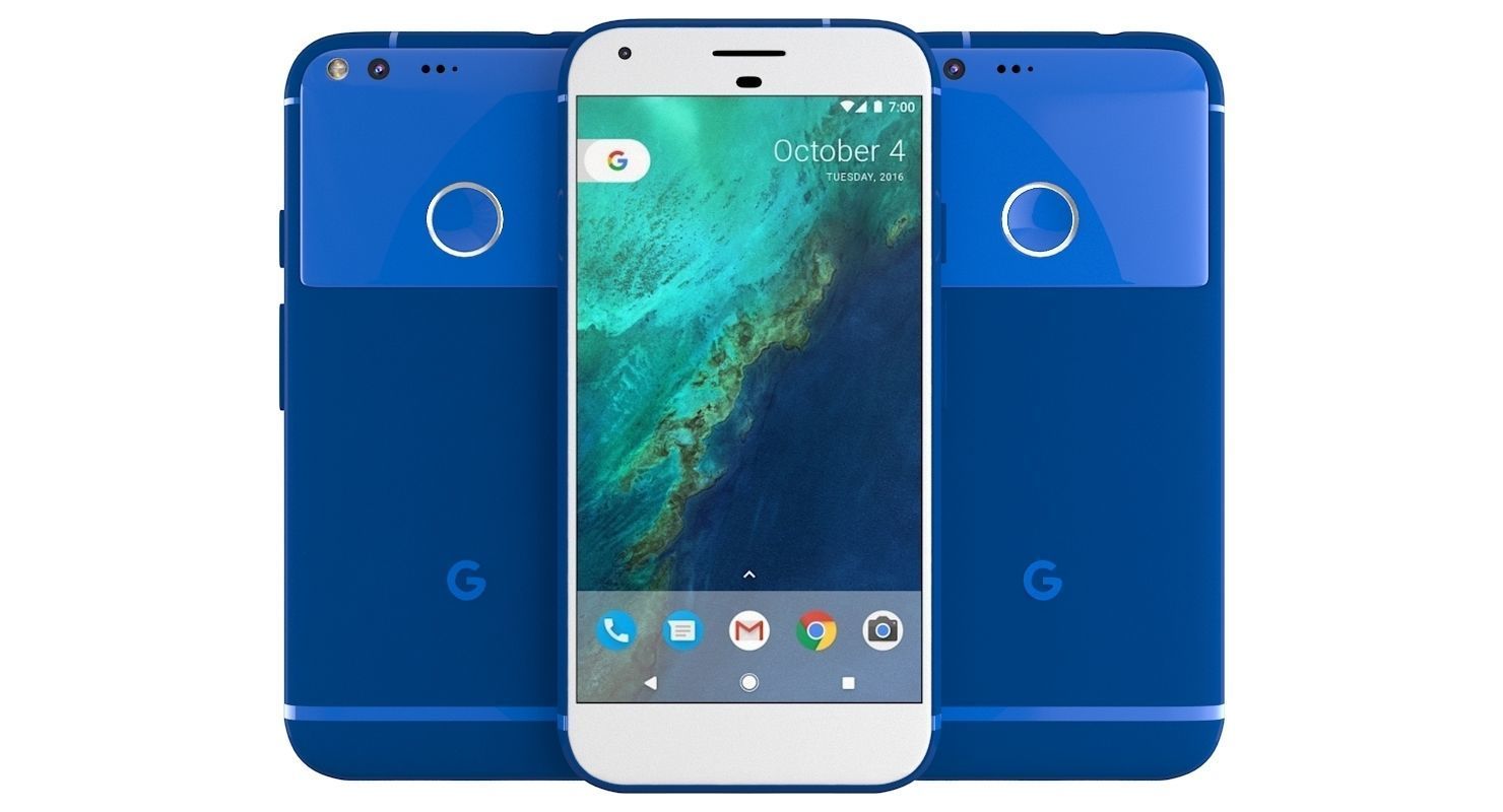 Google Pixel XL Really Blue 3D model_5