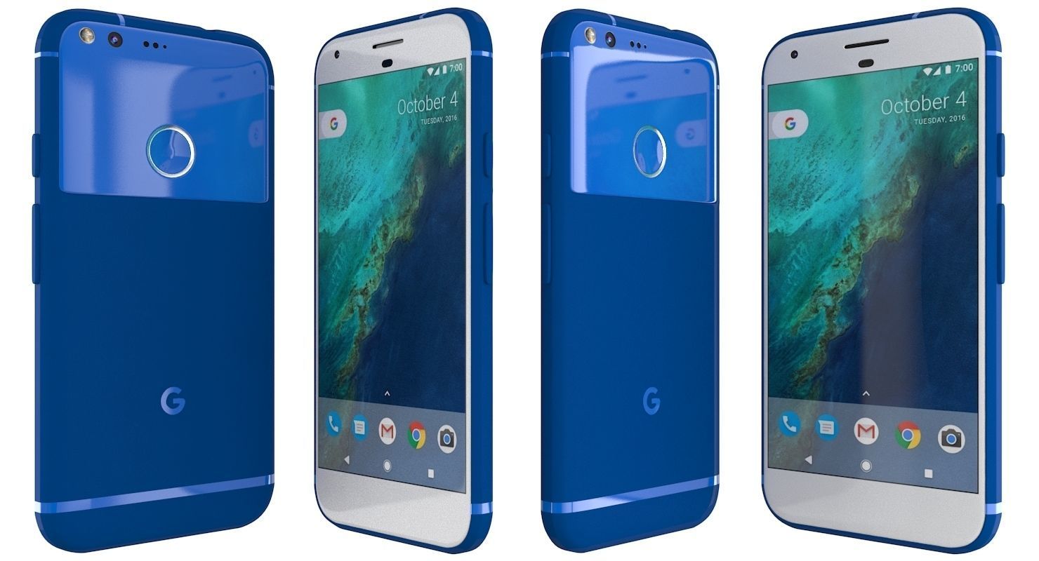 Google Pixel XL Really Blue 3D model_2