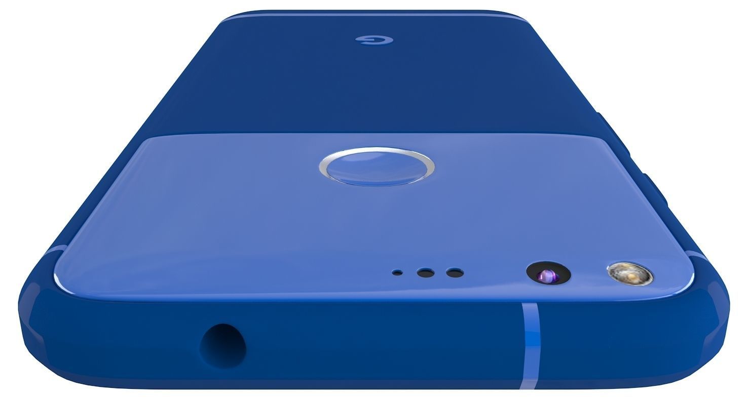 Google Pixel XL Really Blue 3D model_9