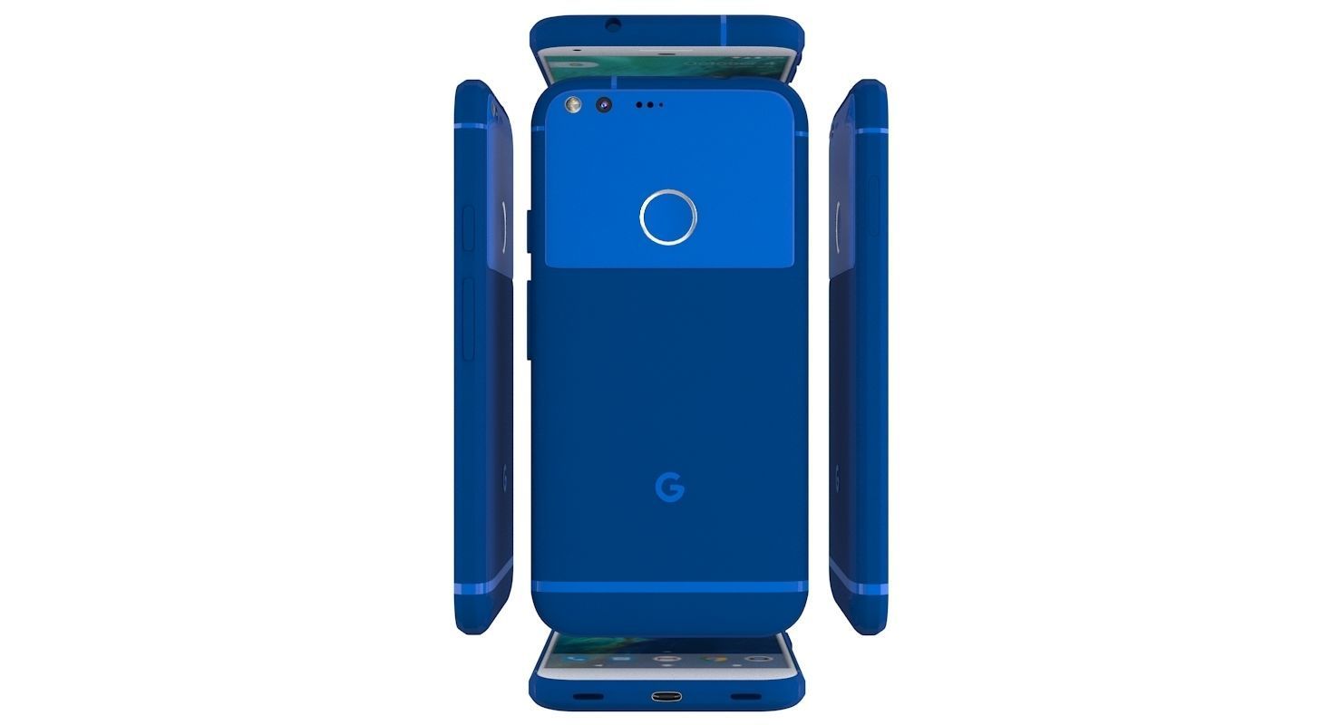 Google Pixel XL Really Blue 3D model_13