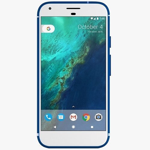 Google Pixel XL Really Blue 3D model