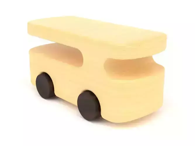 Wooden toy bus 02