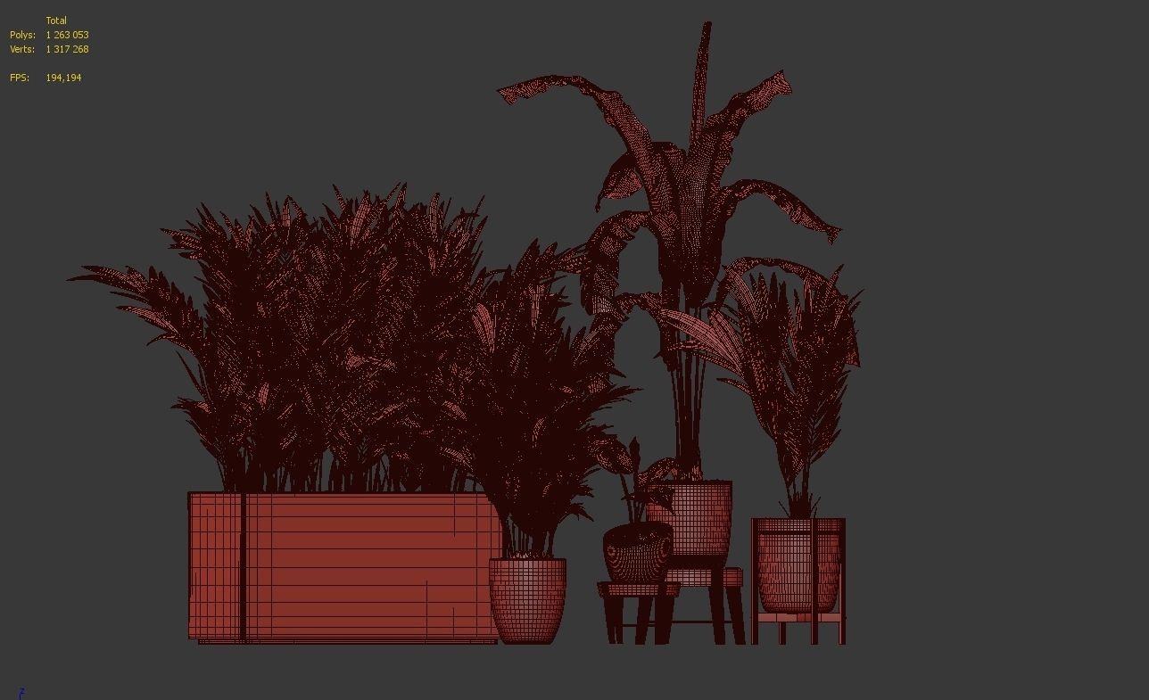 Flower Pack 106 3D model_5