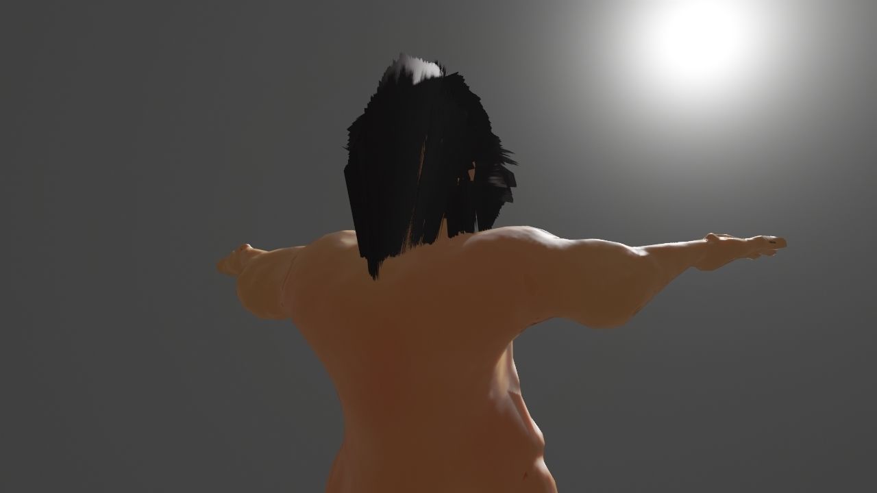 Galmaon Fat Women Low-poly 3D model_6