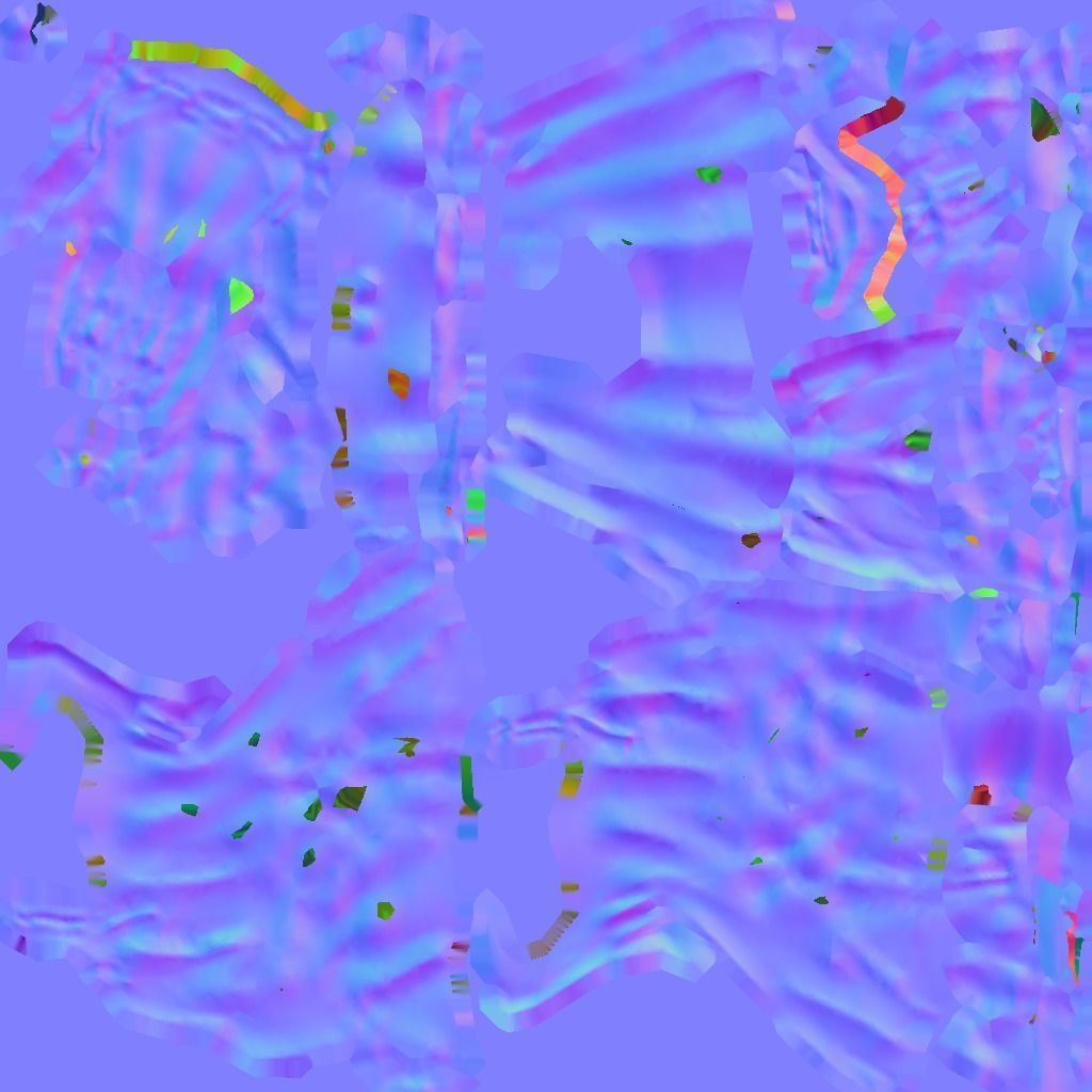 Galmaon Fat Women Low-poly 3D model_15