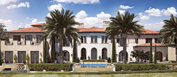 DEL MAR VILLA 3D model 3