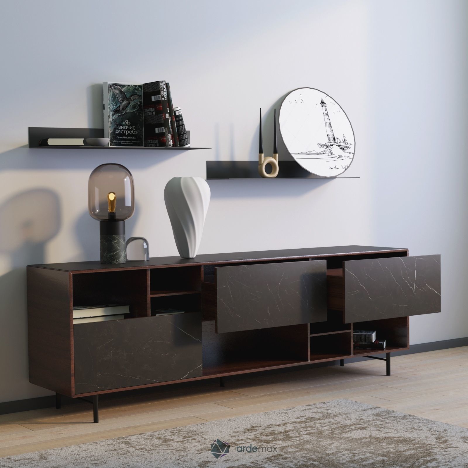 Manhattan sideboard 3D model_3