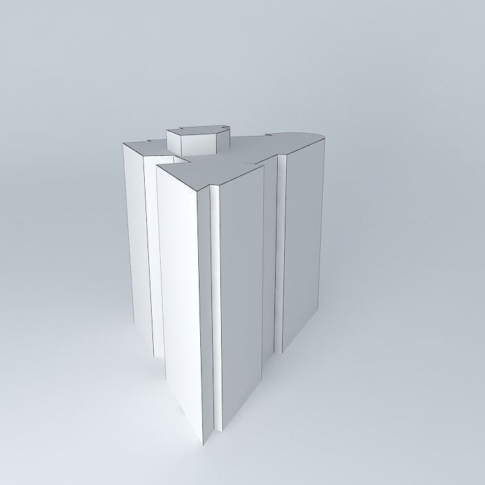 Building in Mislata Spain Free 3D model_3