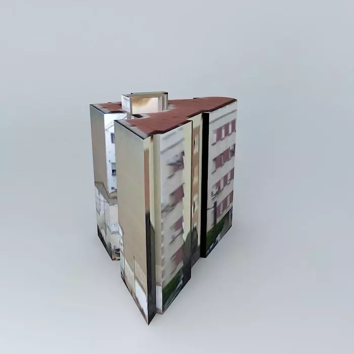 Building in Mislata Spain Free 3D model_0