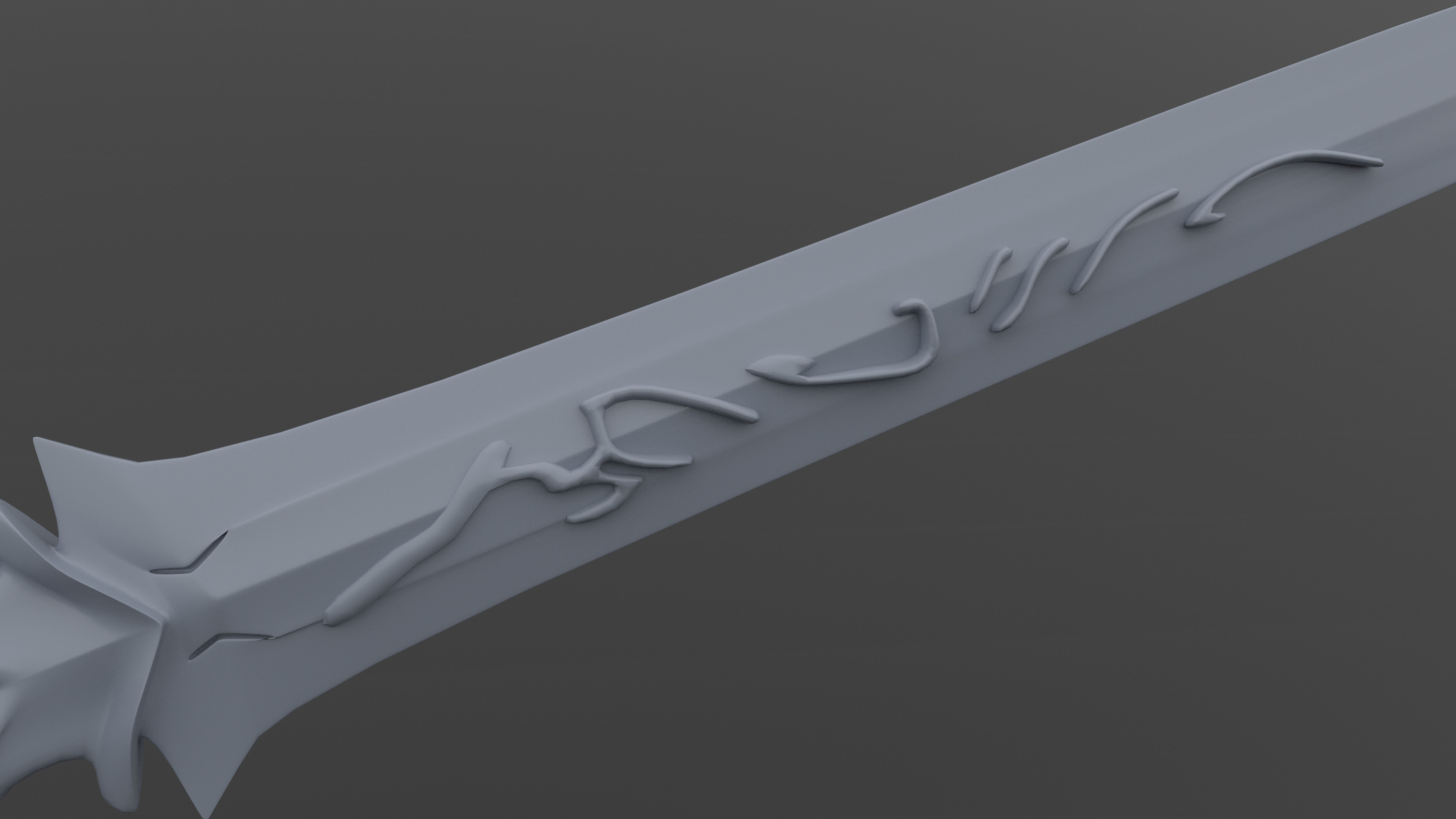Void Sword - Castlevania Lords of Shadow 2 3D print model_4