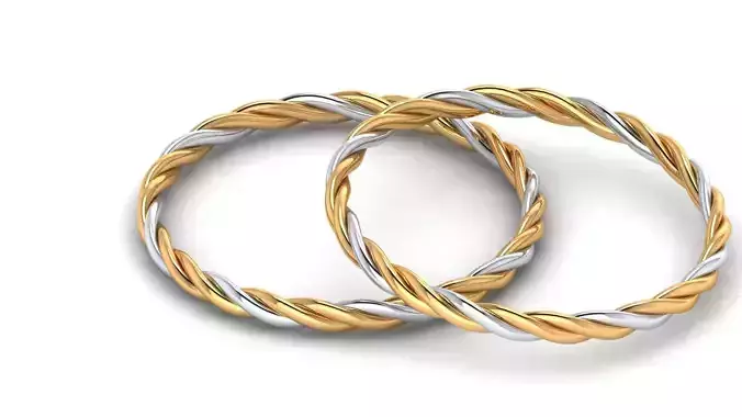 Gold Bangle Bracelet 