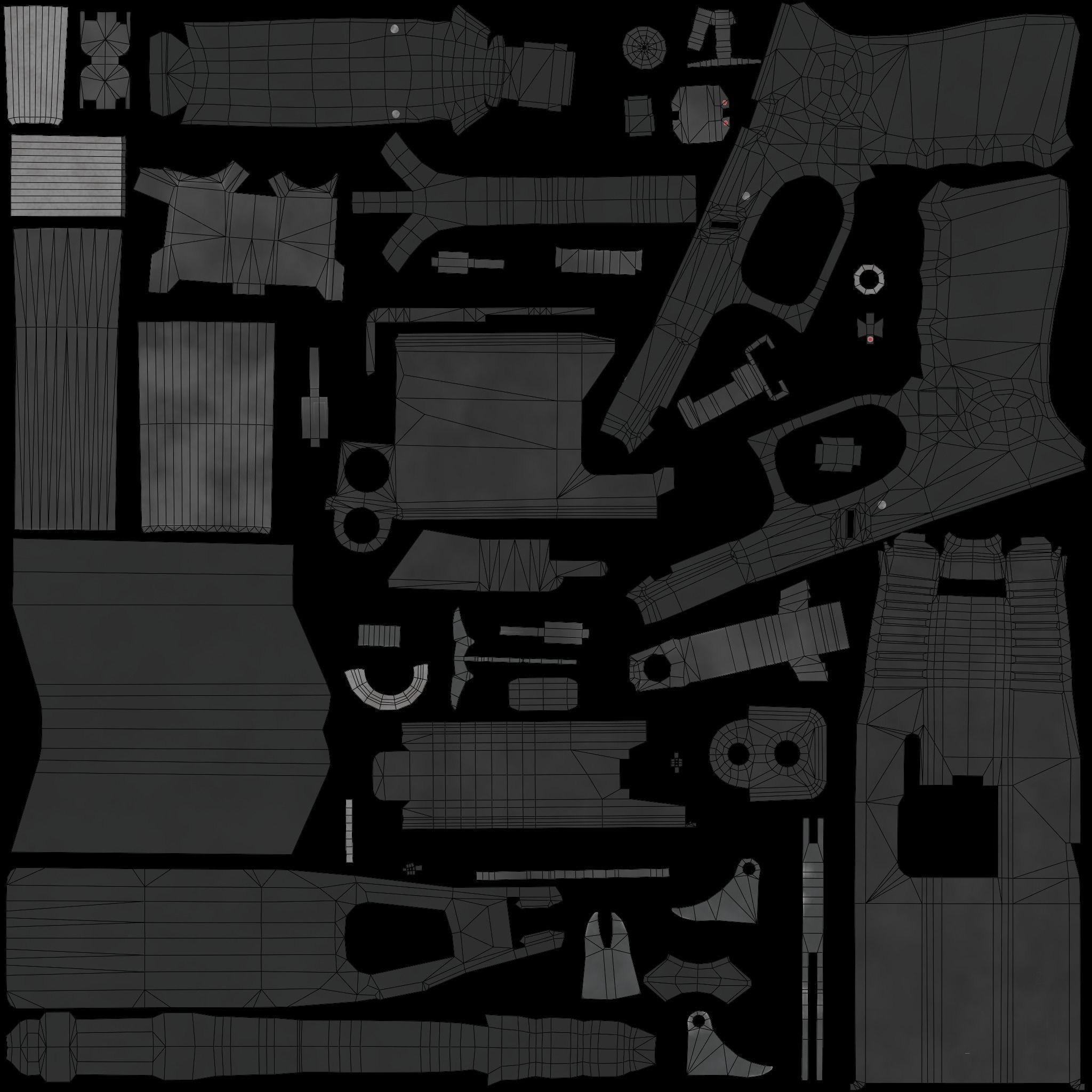 Glock 19 lowpoly Low-poly 3D model_18