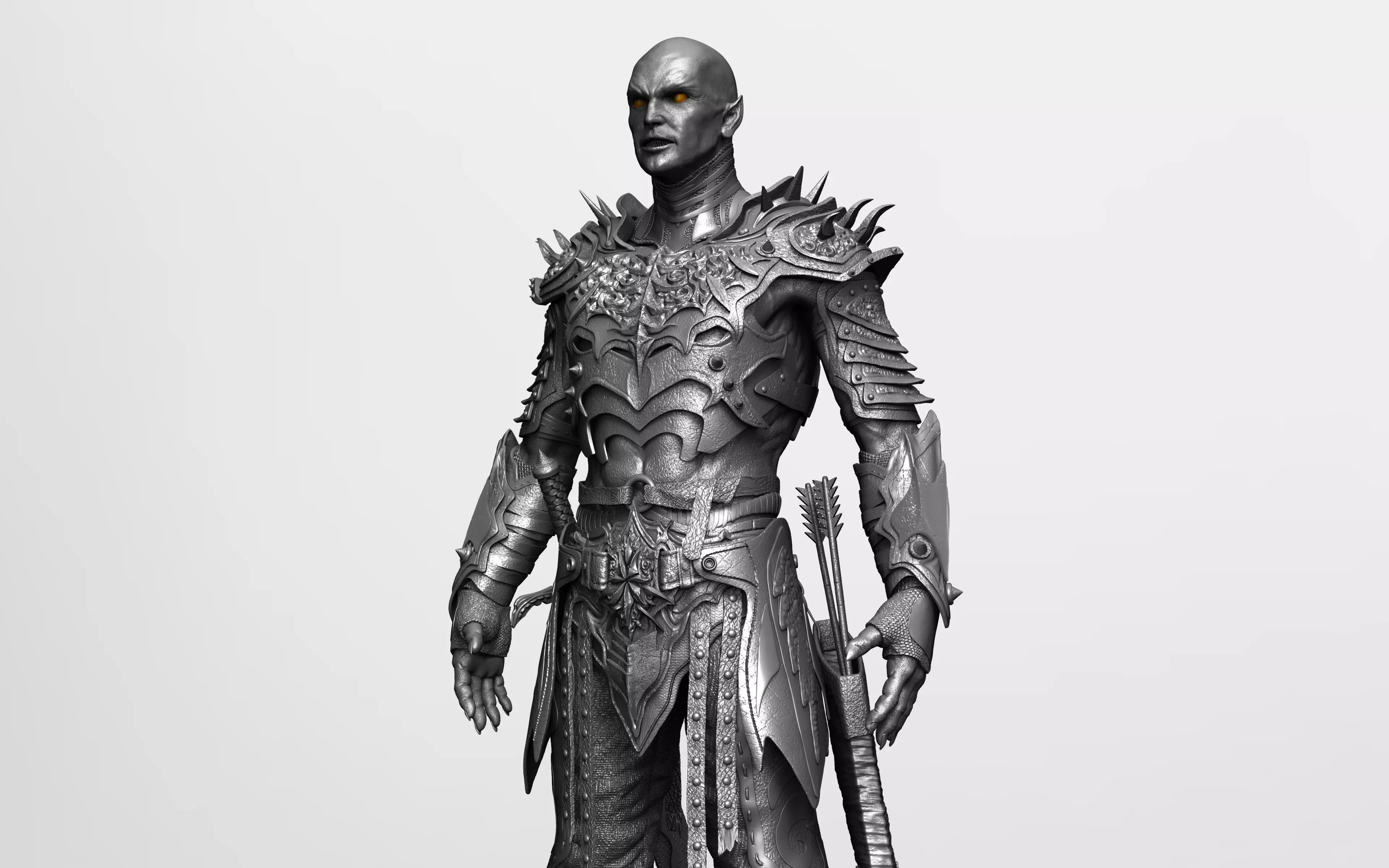 Dark elf Free 3D model