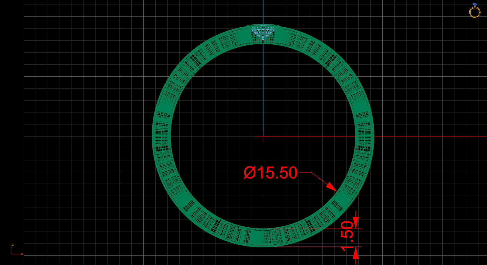 wedding rings hearts 3D print model_1