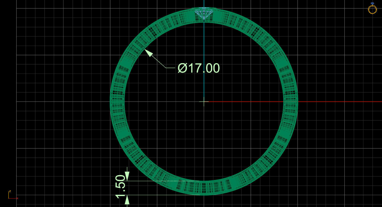 wedding rings hearts 3D print model_2