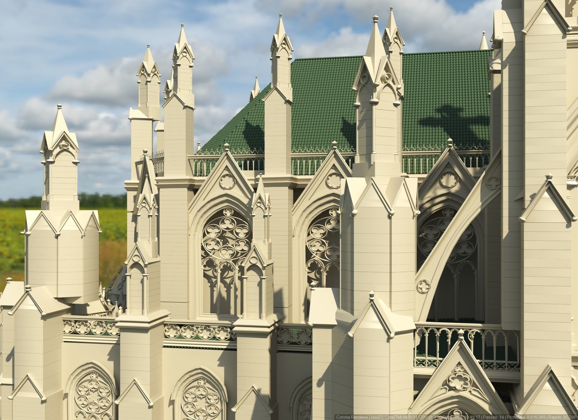 St Patrick Cathedral in Manhattan 3D print model_5