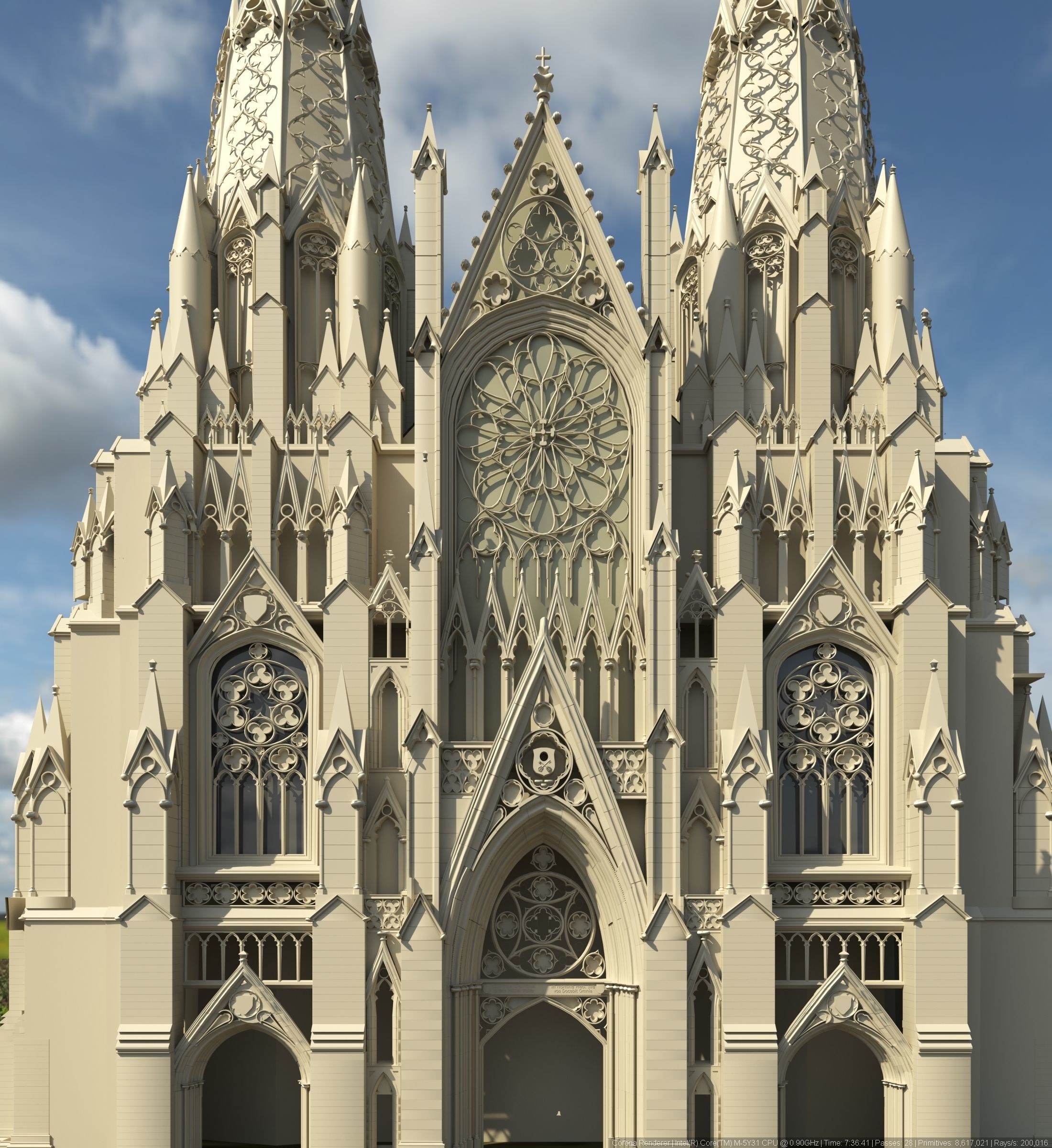 St Patrick Cathedral in Manhattan 3D print model_7
