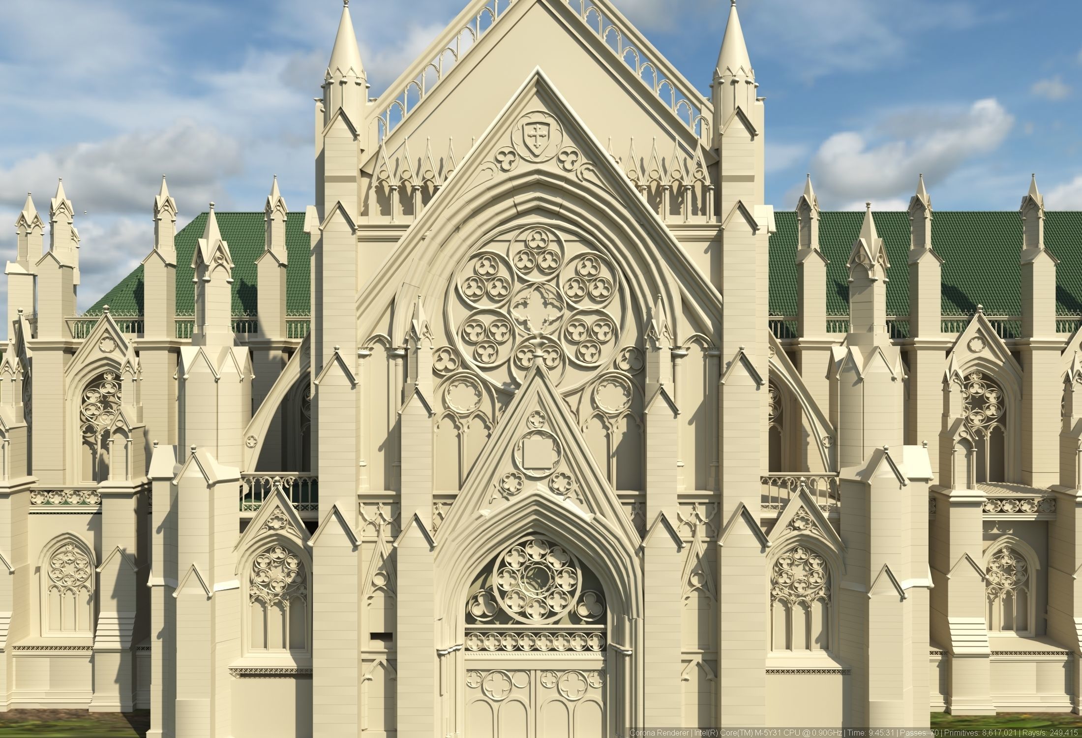 St Patrick Cathedral in Manhattan 3D print model_3
