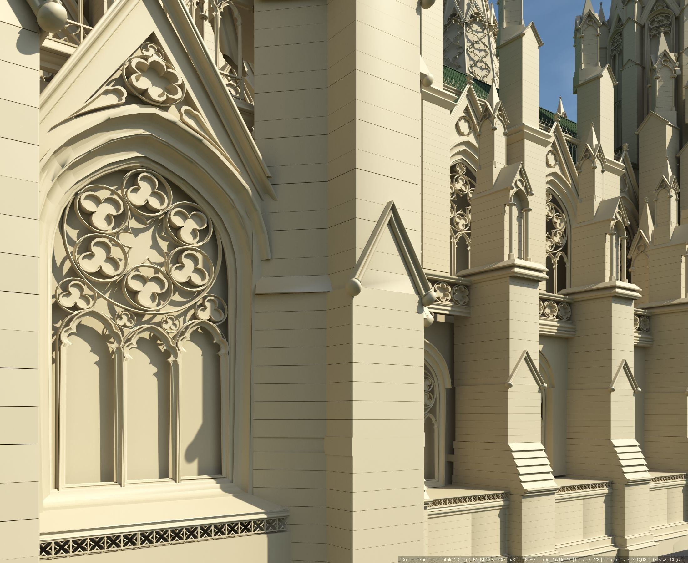 St Patrick Cathedral in Manhattan 3D print model_4