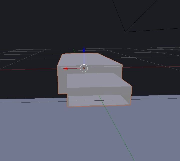 USB stick Low-poly 3D model_1