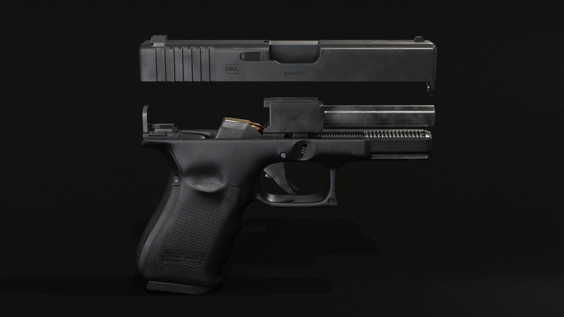 Glock 19 3D model_12