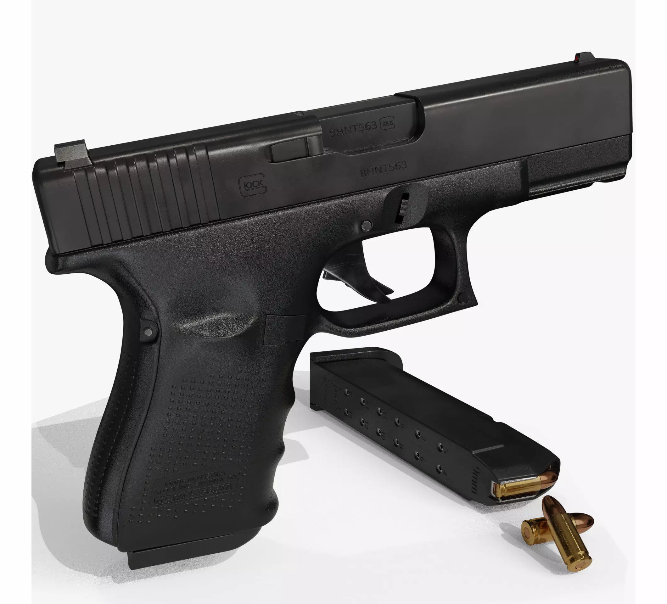 Glock 19 3D model_0