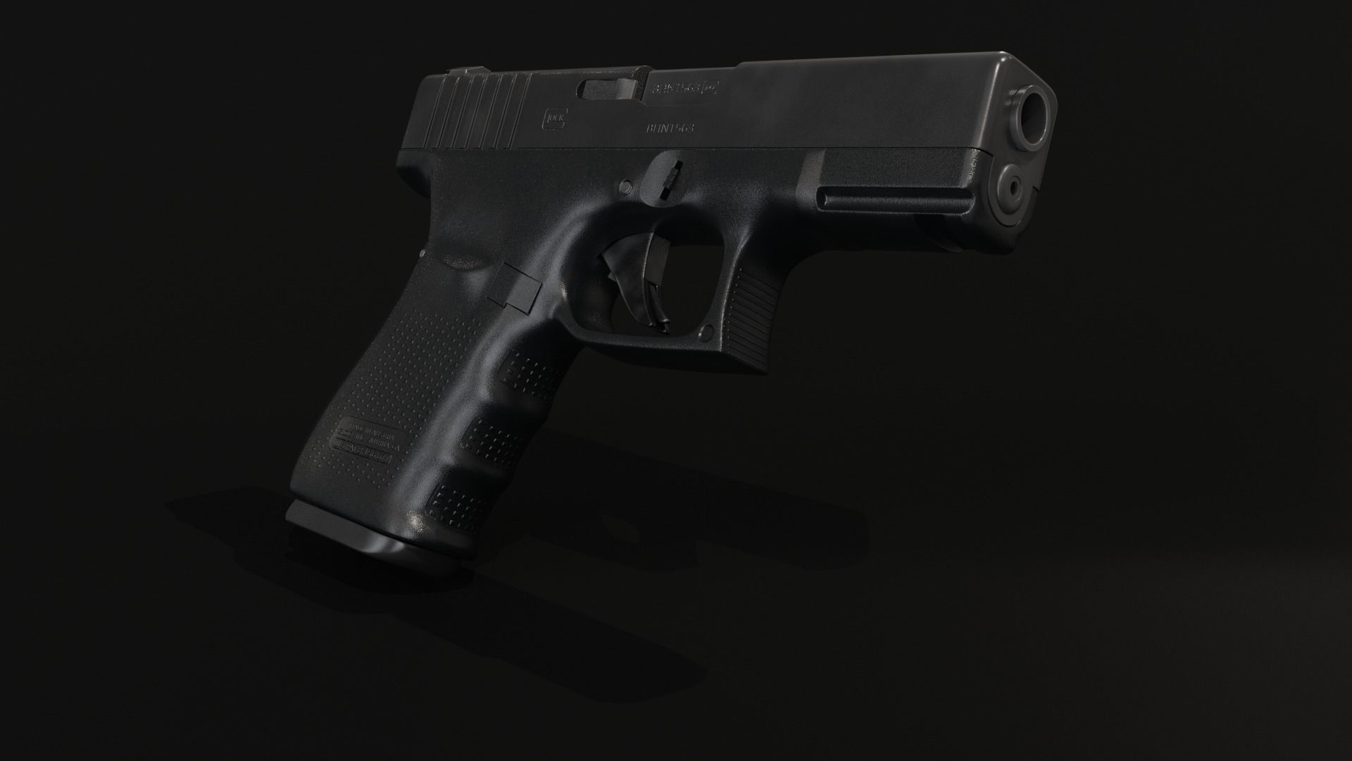 Glock 19 3D model_4