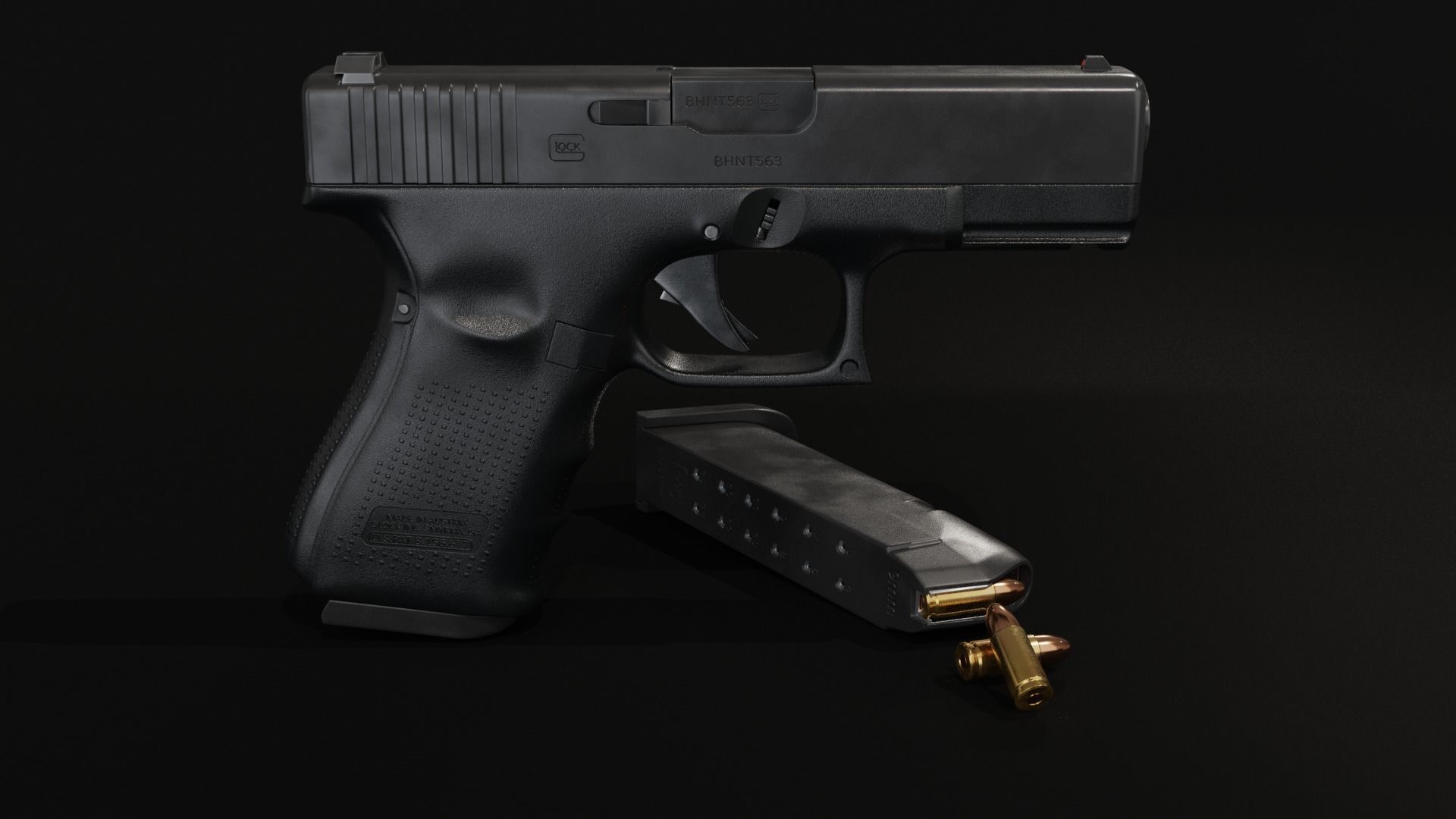 Glock 19 3D model_14