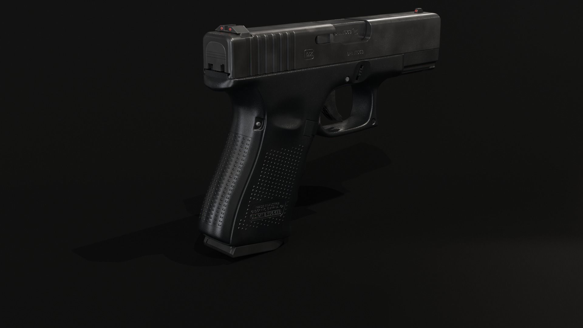 Glock 19 3D model_2