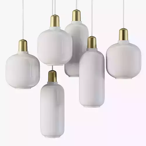 normann copenhagen amp pendant lamp white
